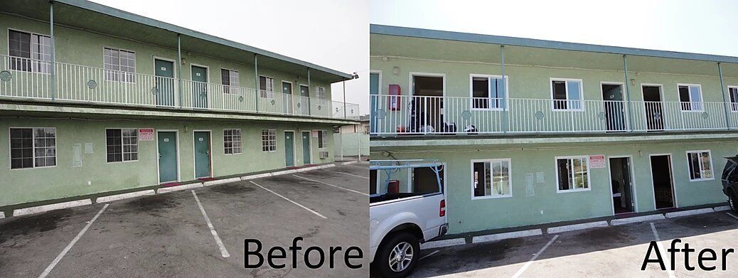 Before and After Apartment Windows | Los Angeles, CA | J & A Windows Inc.
