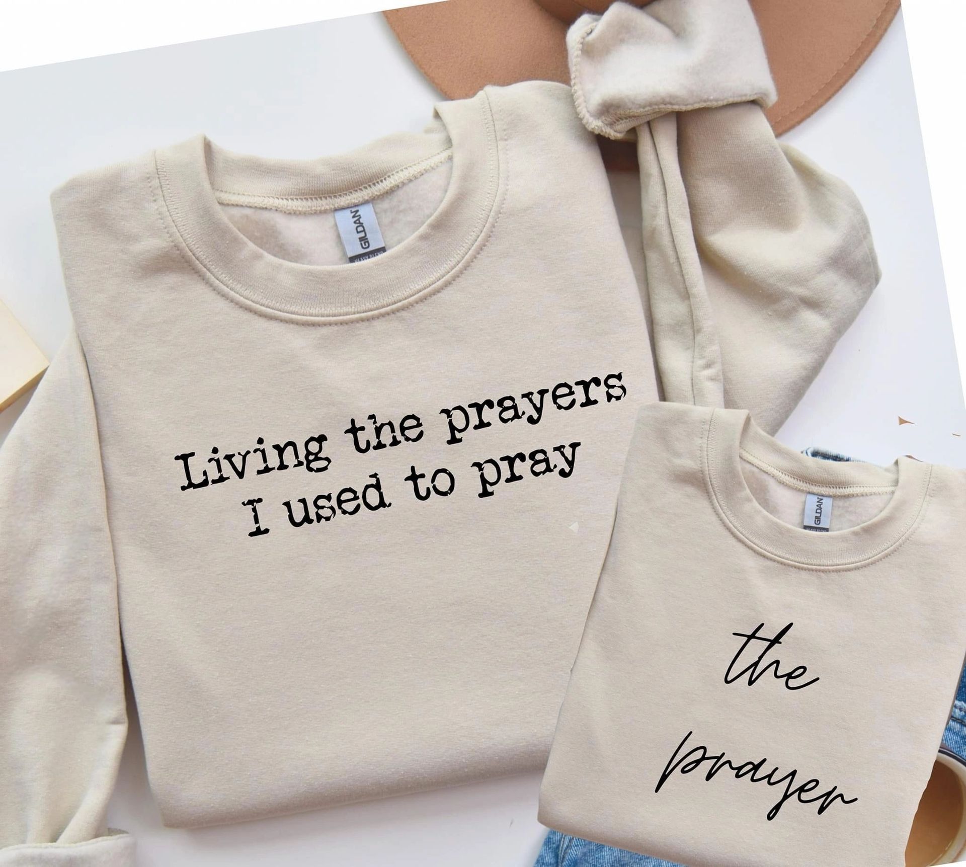 A shirt that says living the prayers i used to pray
