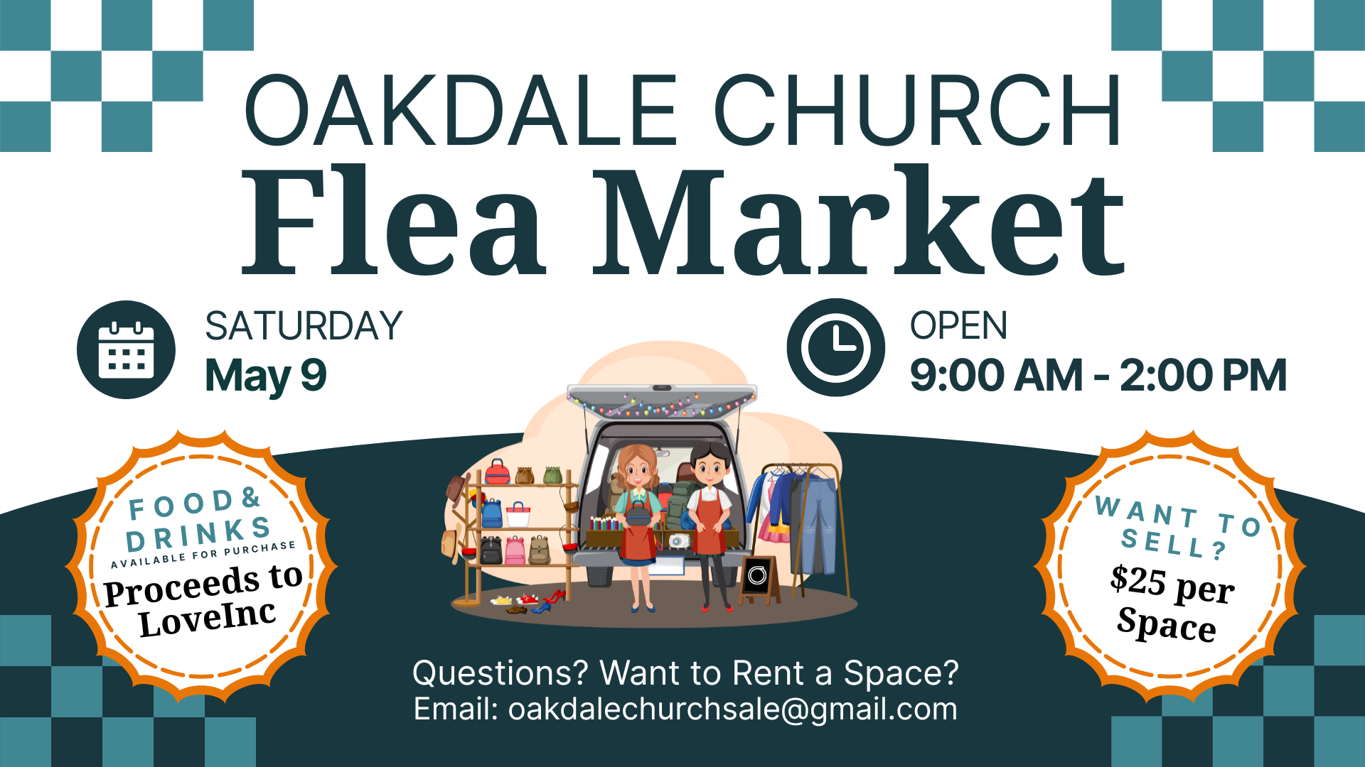 Advertisement for Fall Flea Market on Sat Oct 11