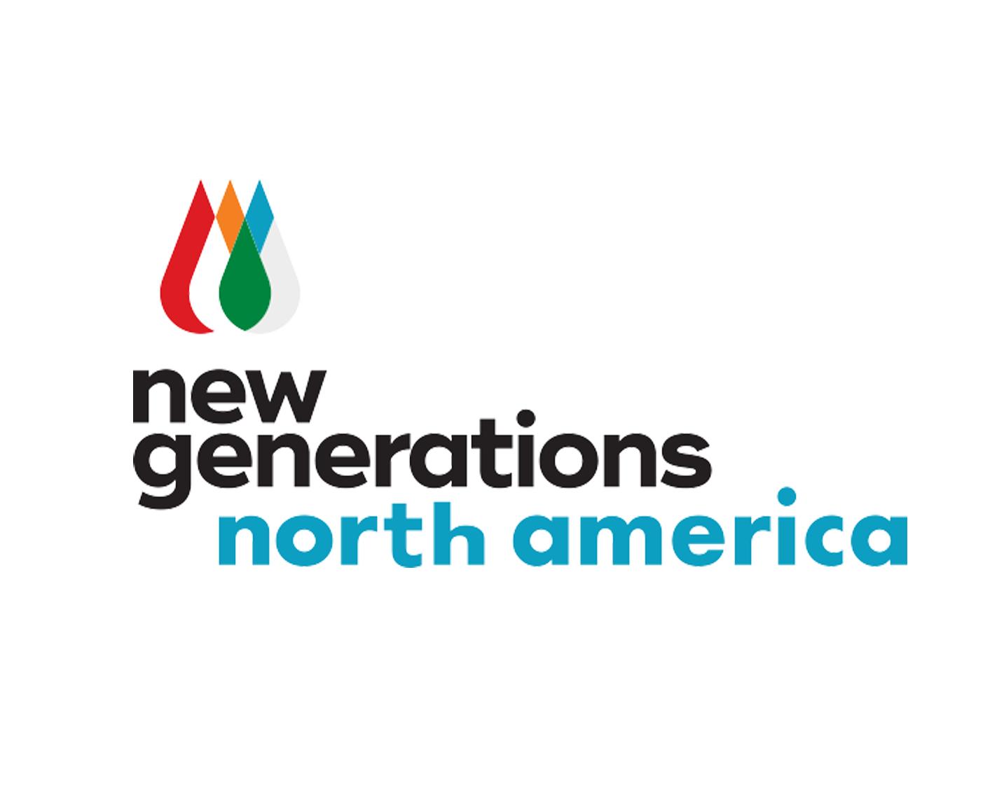 The new generations north america logo is a colorful logo on a white background.