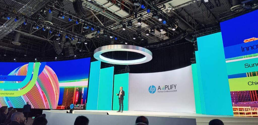 Honda's sporty electronic vehicle sitting on top a Smartstage revolving platform. Smartstage's heavy-duty stages are available for sale or for rent for corporate brand exhibits and displays.