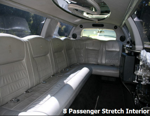 METHUEN VIP LIMO 8 passenger stretch interior