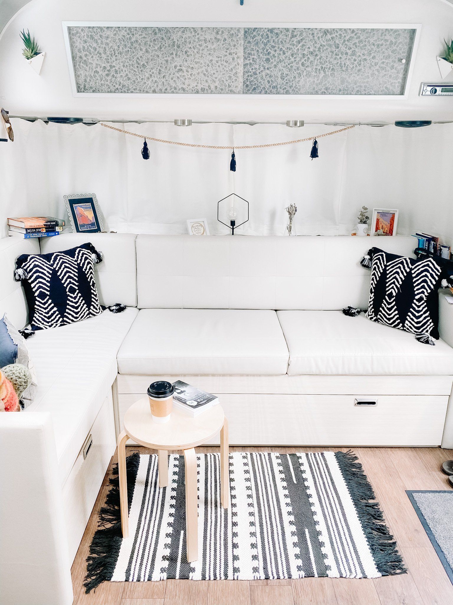Airstream travel trailer interior decor
