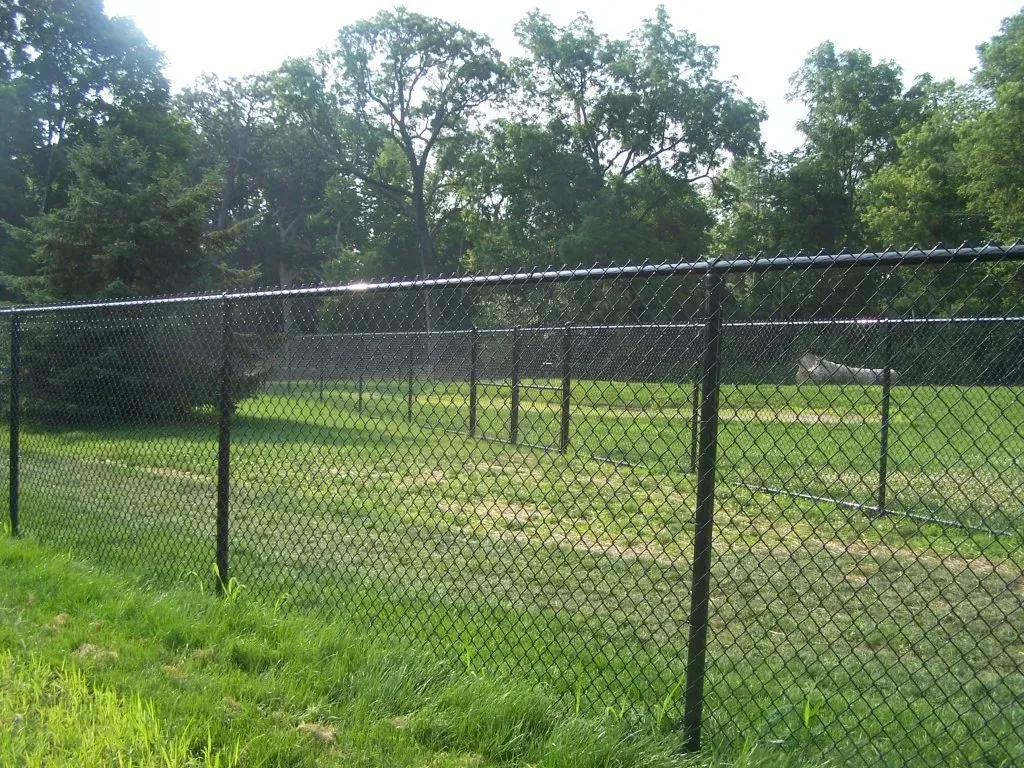 Black Chain Link Fence — Springfield, OH — Springfield Fence Company