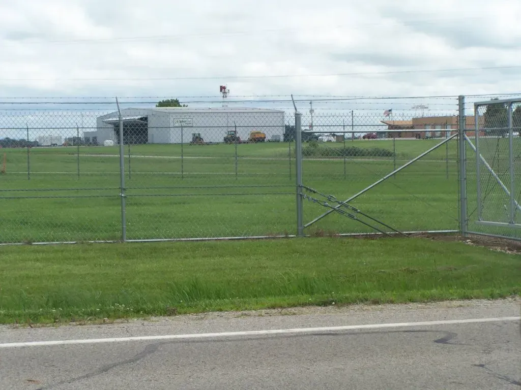 Chain Link Fence with Barbed Wire — Springfield, OH — Springfield Fence Company