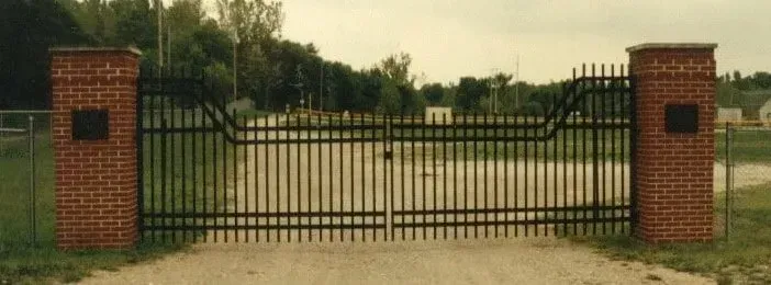 Black Metal Fence — Springfield, OH — Springfield Fence Company