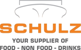 Een logo voor schulz, uw leverancier van food en non-food dranken