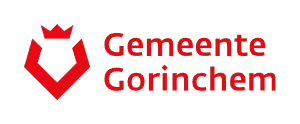 Het logo van de stad gorinchem heeft een rood hart met een kroon erop.