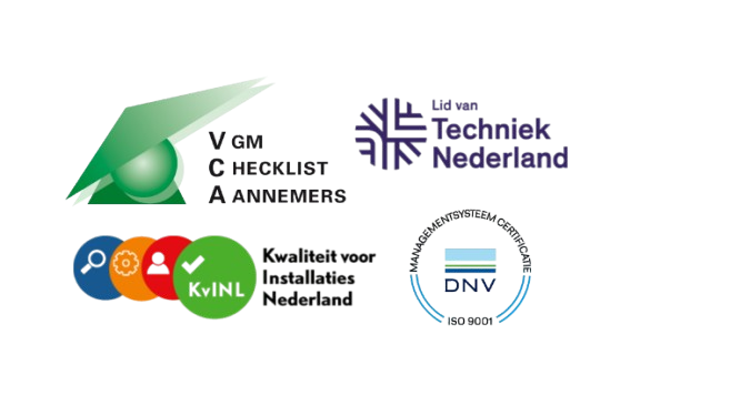 A logo for vgm checklist a annemers and techniek nederland