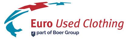 Het logo voor euro used clothing is een onderdeel van de boer group.