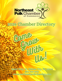 The cover of the northeast polk chamber of commerce 's 2024 chamber directory.