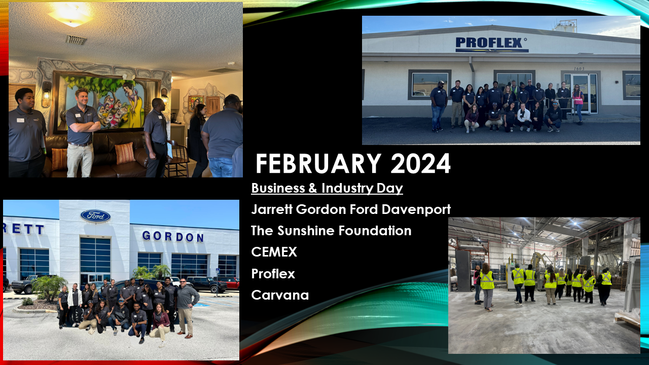 A collage of photos from february 2024