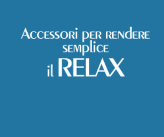 slogan su accessori per il relax