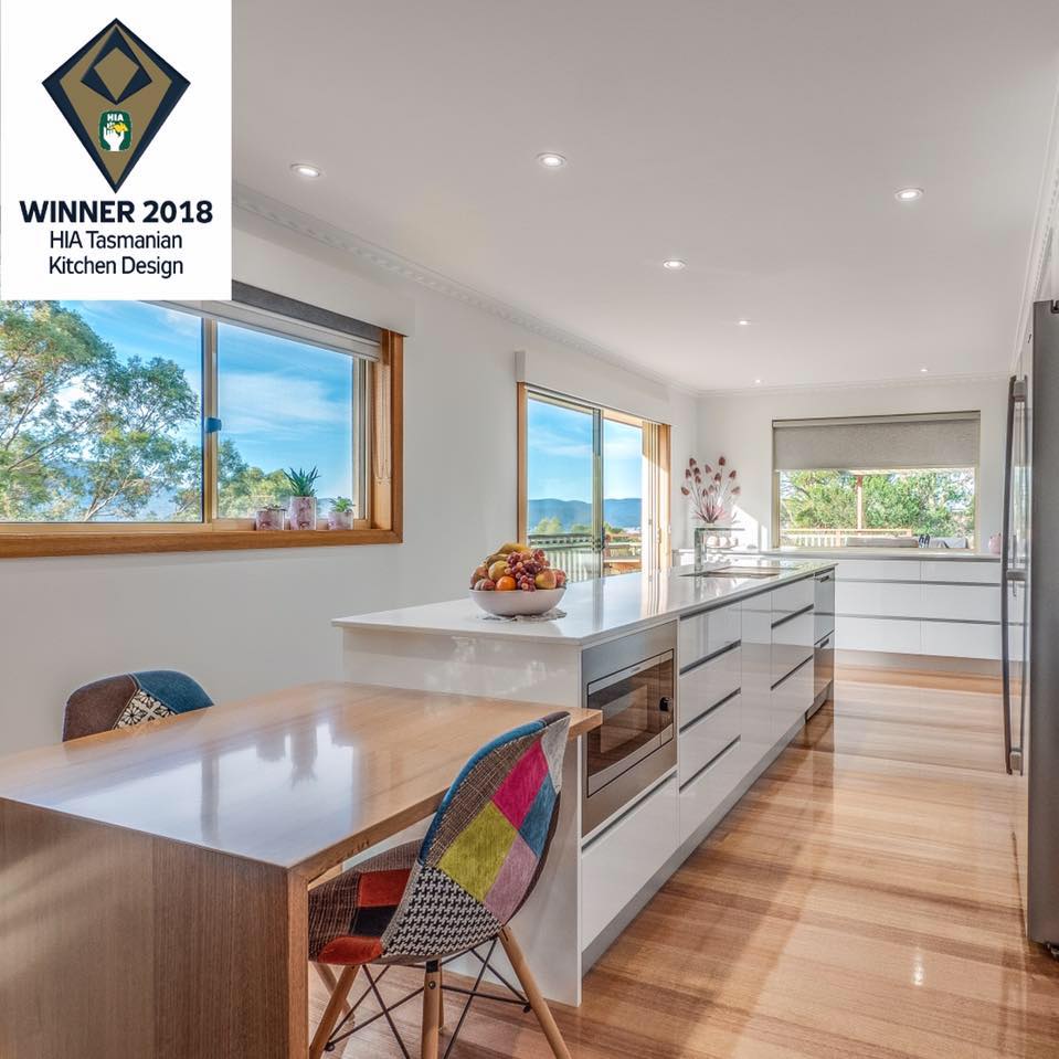 HIA Tasmanian Kitchen Design Winner 2018 — Glenorchy, TAS — WD Bryan Joinery House
