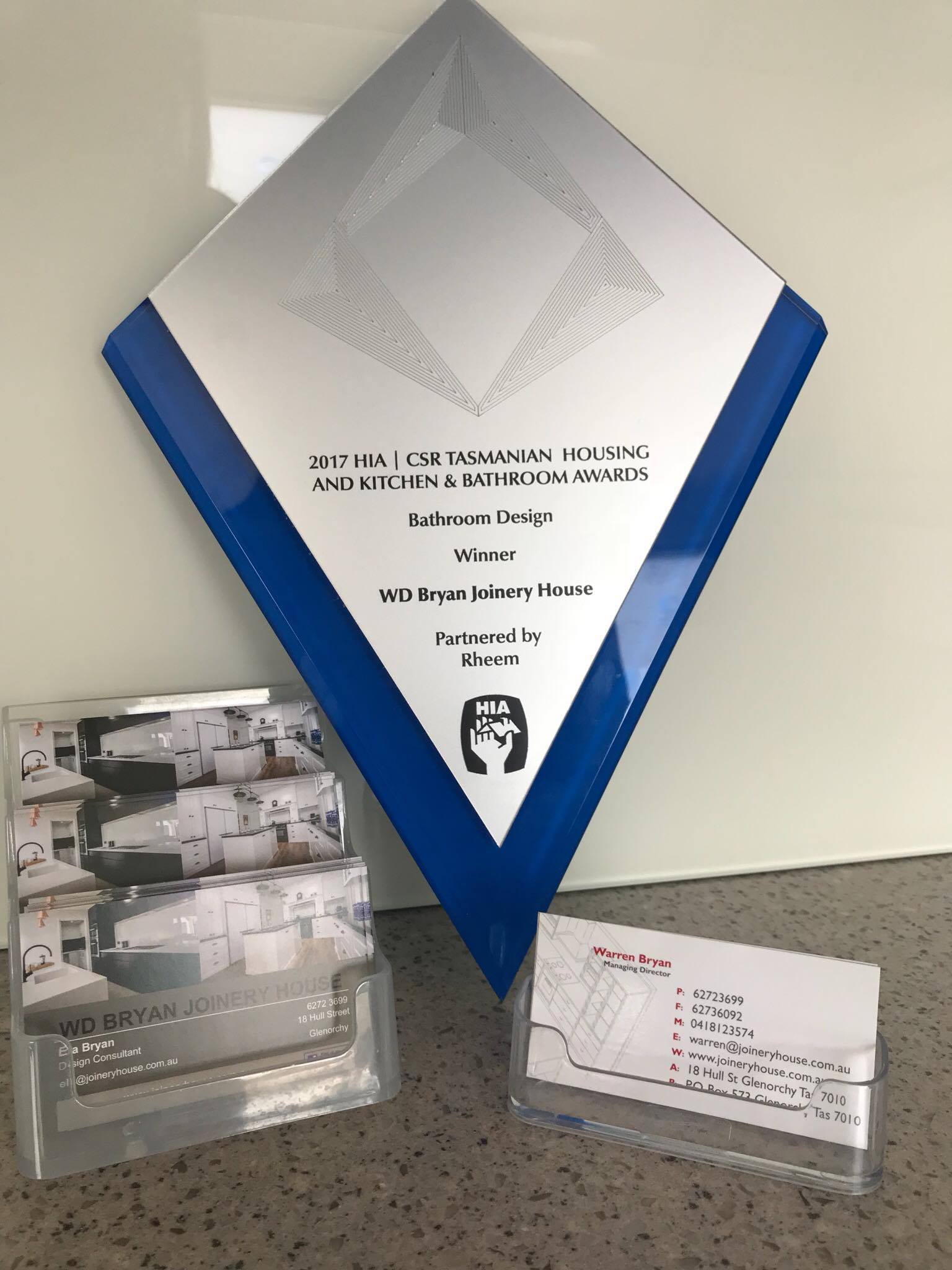 2017 HIA Winner — Glenorchy, TAS — WD Bryan Joinery House