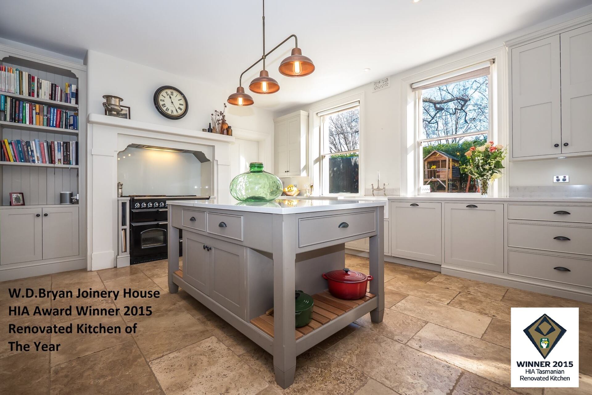 Renovated Kitchen Winner 2015 — Glenorchy, TAS — WD Bryan Joinery House