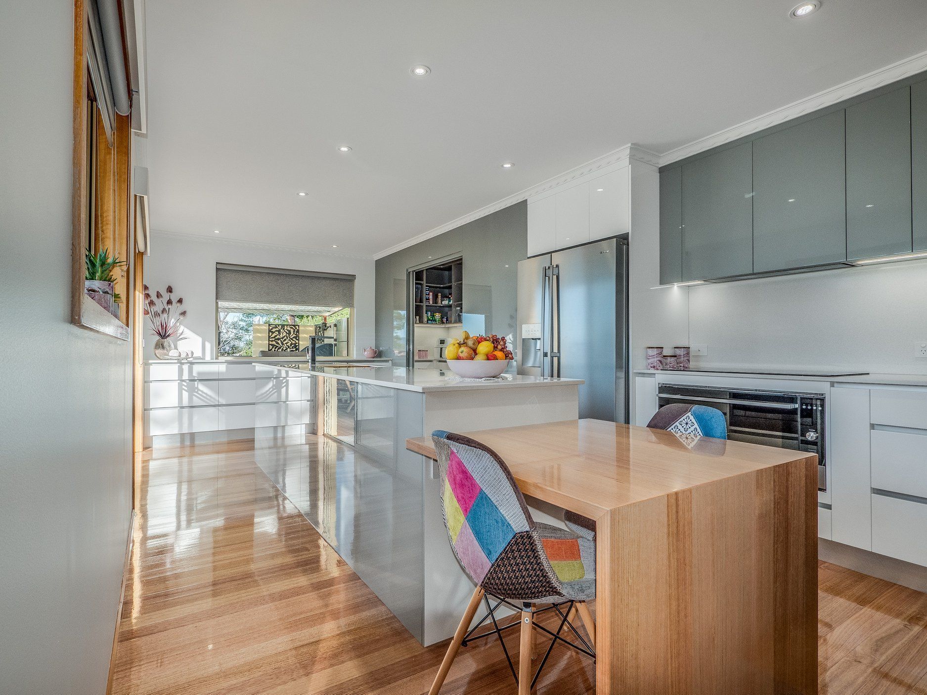 Glass Kitchen Modern Design — Glenorchy, TAS — WD Bryan Joinery House