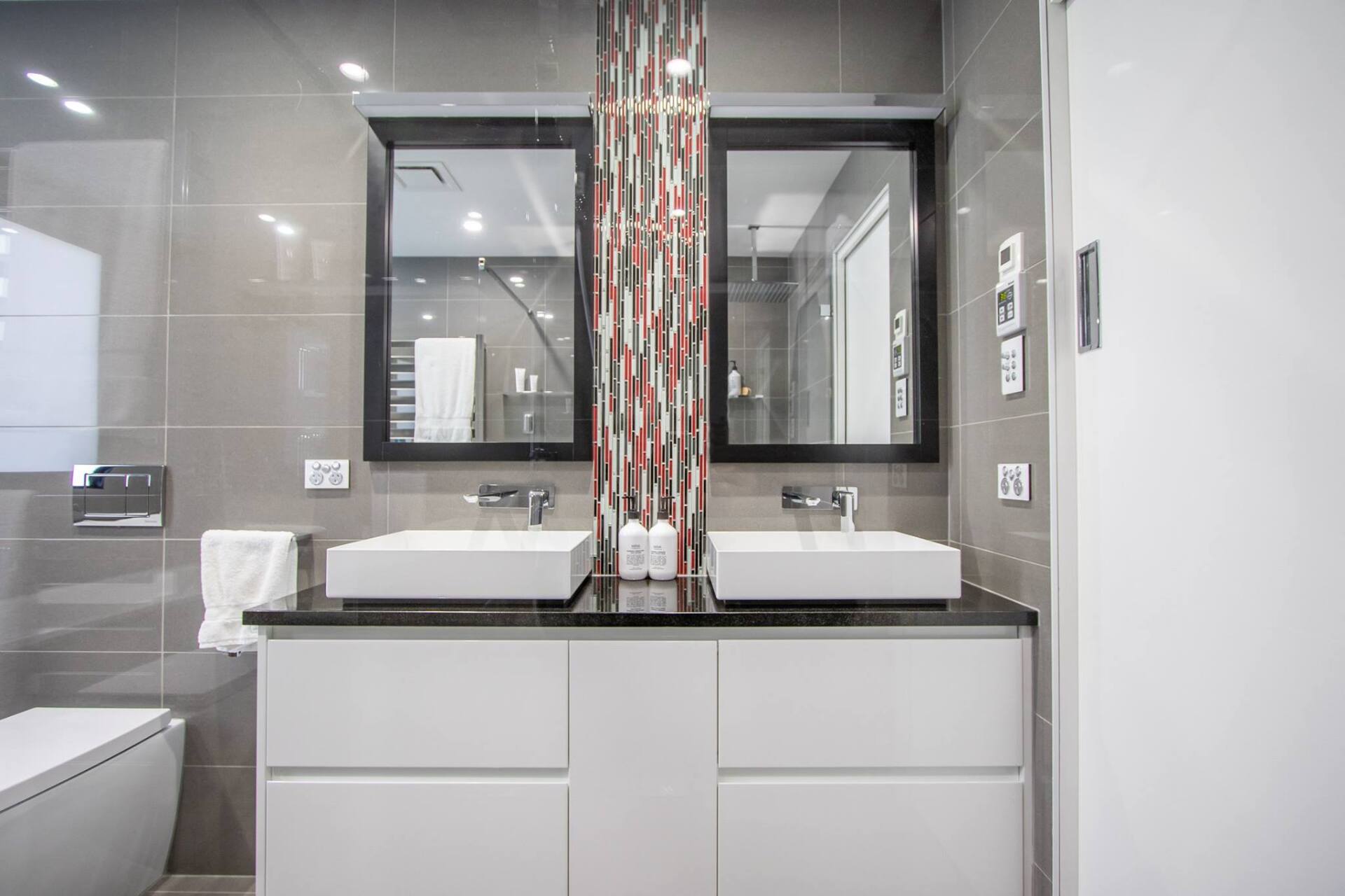 Modern Bathroom Design — Glenorchy, TAS — WD Bryan Joinery House
