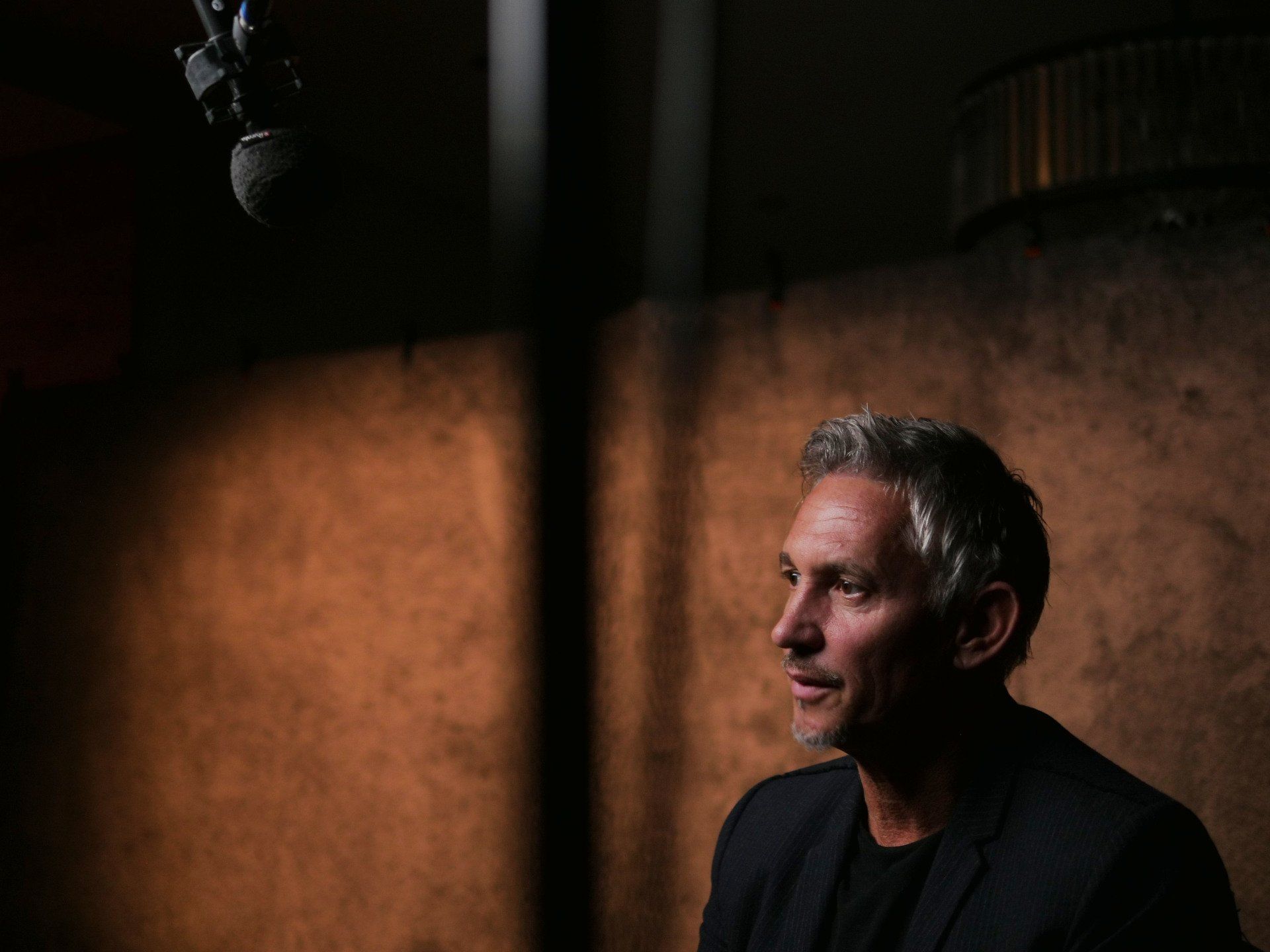 BTS Photo. Gary Lineker in Bobby Robson: More Than a Manager