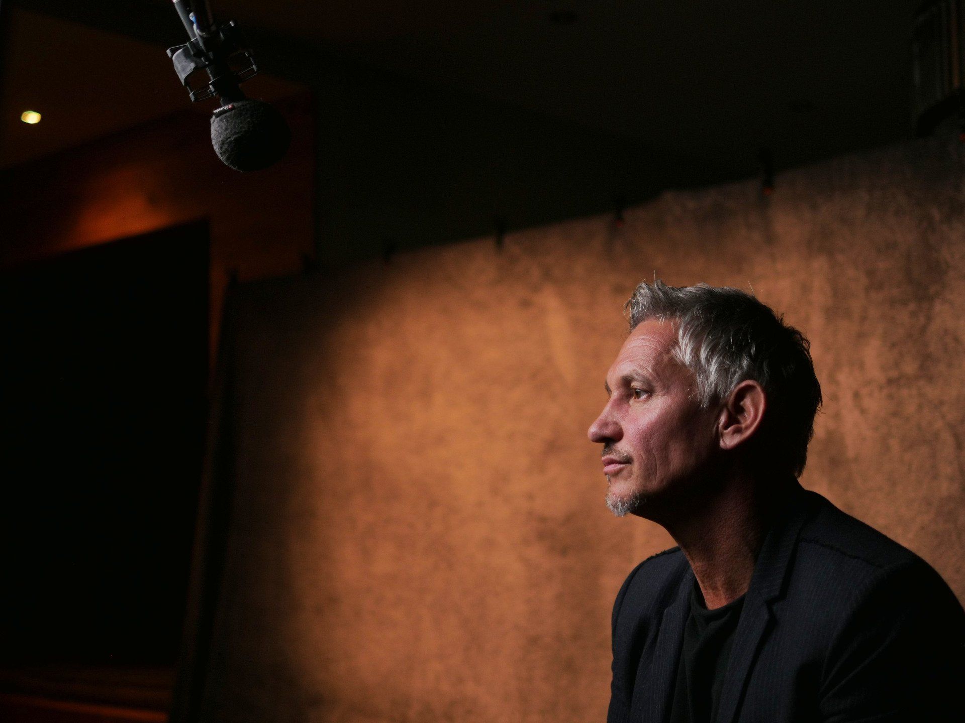 BTS Photo. Gary Lineker in Bobby Robson: More Than a Manager