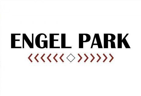 A logo for engel park is shown on a white background.