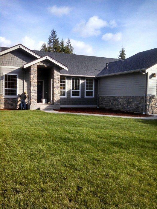 Custom Building in WA — Grass Outside the House in Marysville, WA