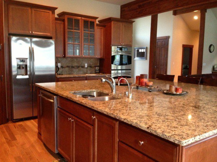 Custom Home in WA — Granite Kitchen Table in Marysville, WA