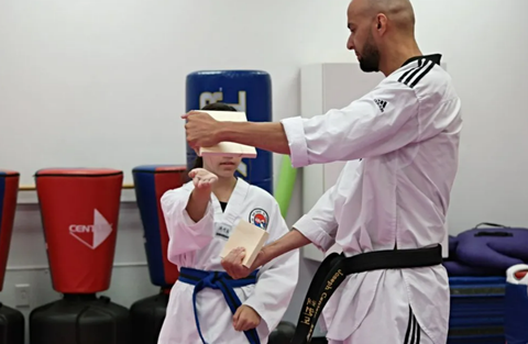 TKD student