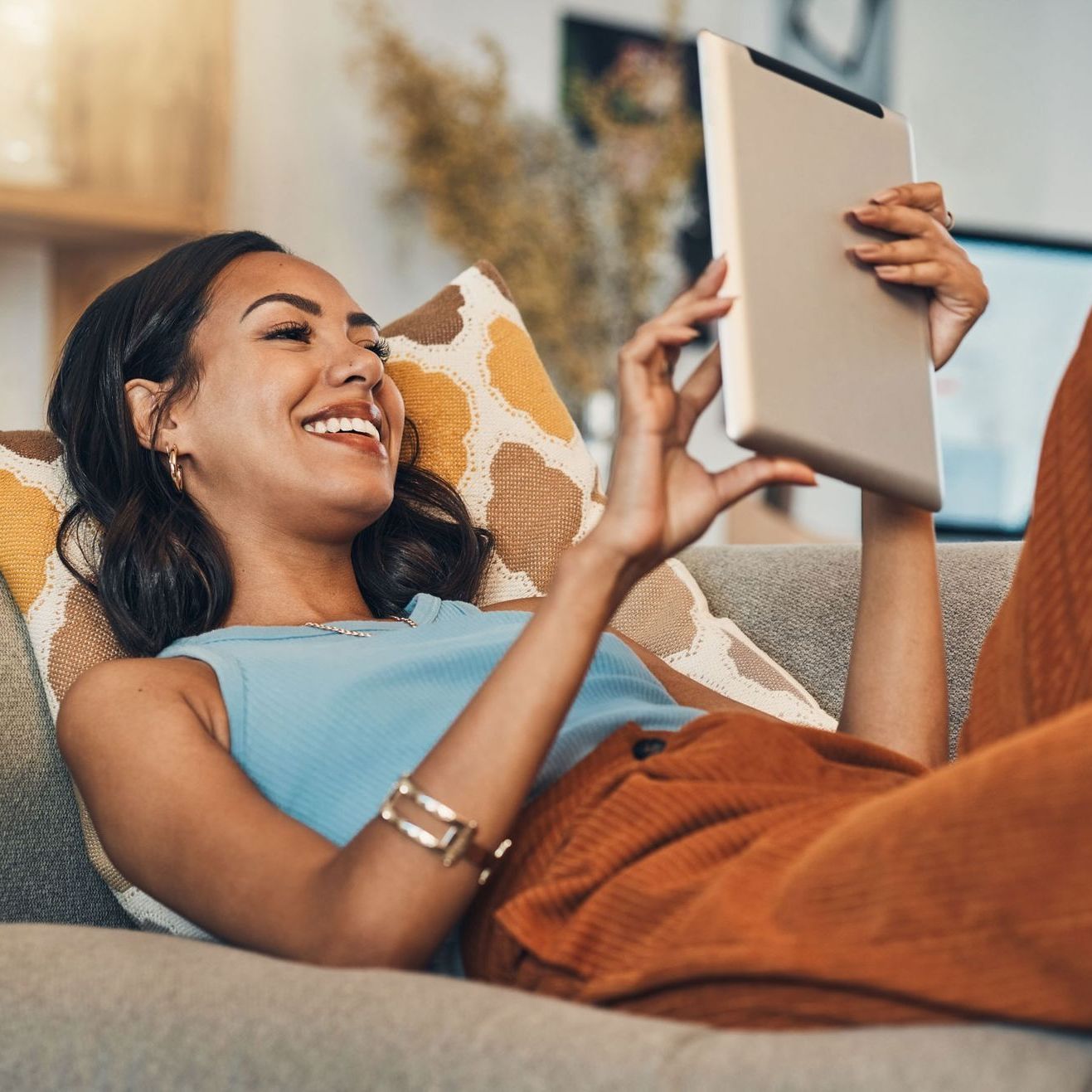 Interior photo of a houseplant on a table