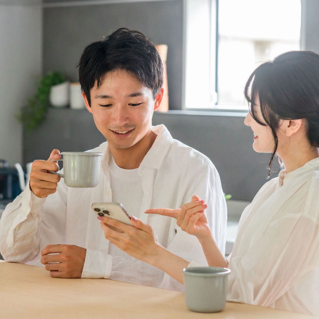 Photo of a person texting