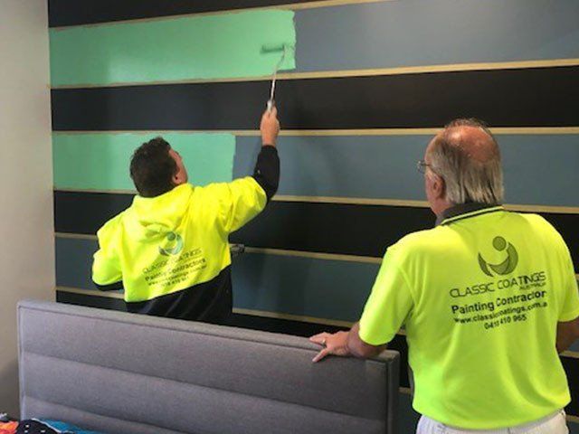 Painting Service For Front Desk — Classic Coatings Australia on the Fraser Coast QLD