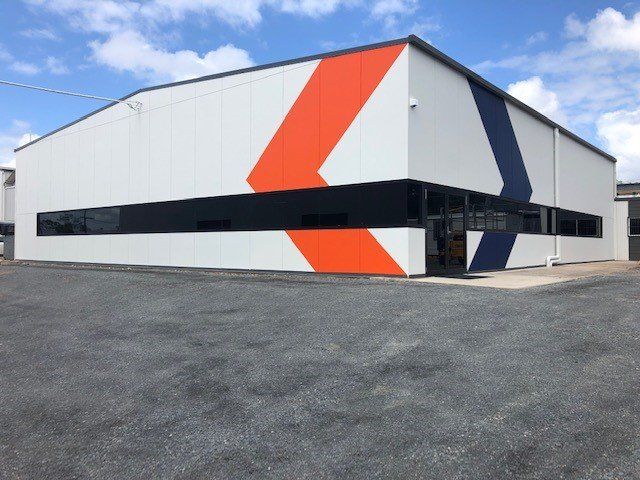 Commercial Building With Custom Paint Job — Classic Coatings Australia on the Fraser Coast QLD