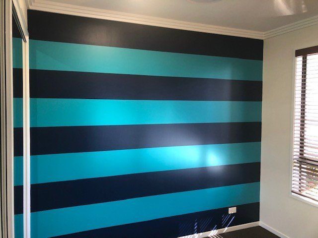 Freshly Painted Feature Wall — Classic Coatings Australia on the Fraser Coast QLD