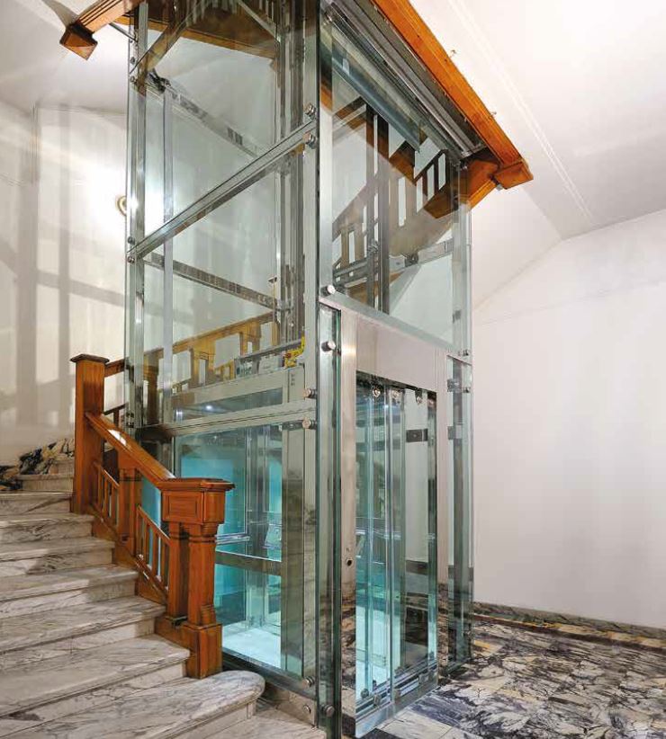 Ascensore trasparente