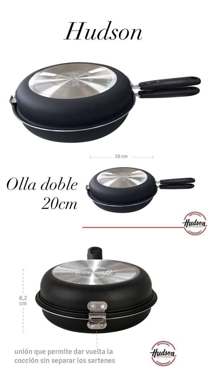 Olla doble 20 cm Hudson