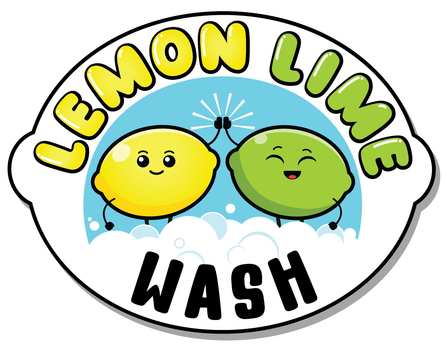 Lemon lime laundry and lemon lime car wash