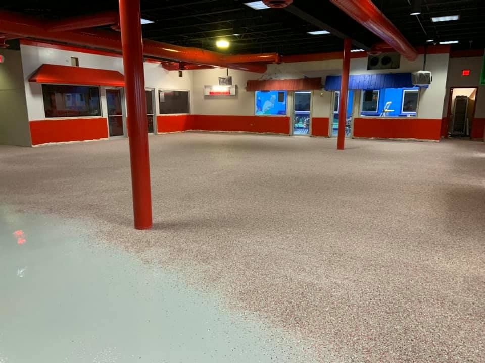 Picture Of White Terrazzo – Oak Lawn, IL – Dana Decorative Concrete Inc