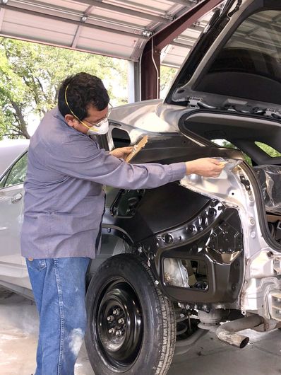 Auto Body Repair —  Man Mechanical Worker Repairing in New Braunfels, TX