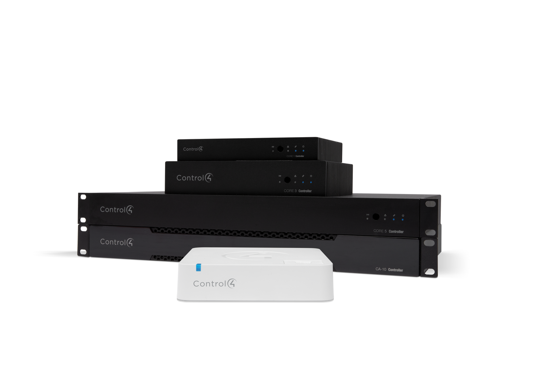 Control4 smart home controllers used in professionally installed automation systems