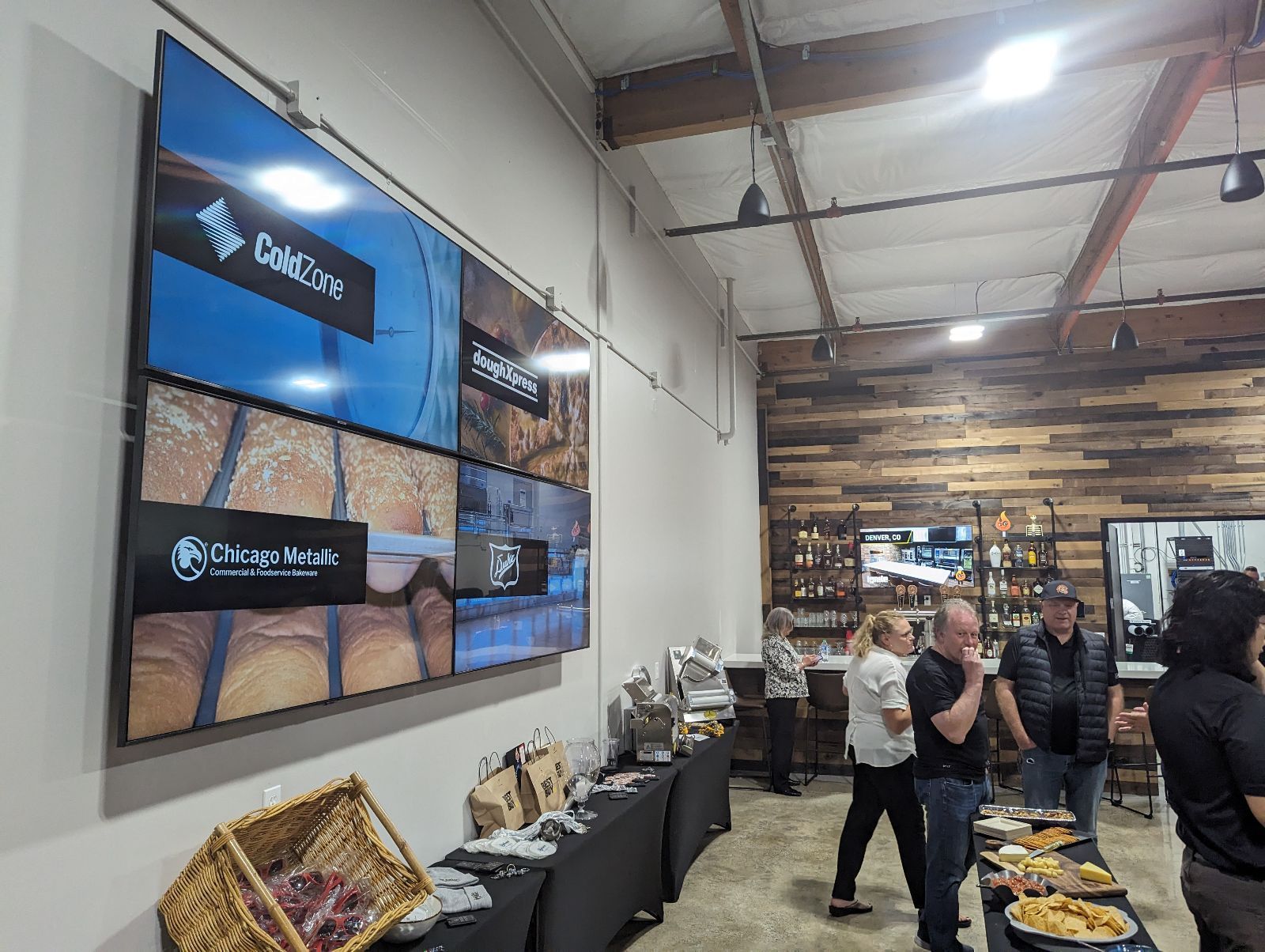 Commercial video wall installation running live event content Kent WA