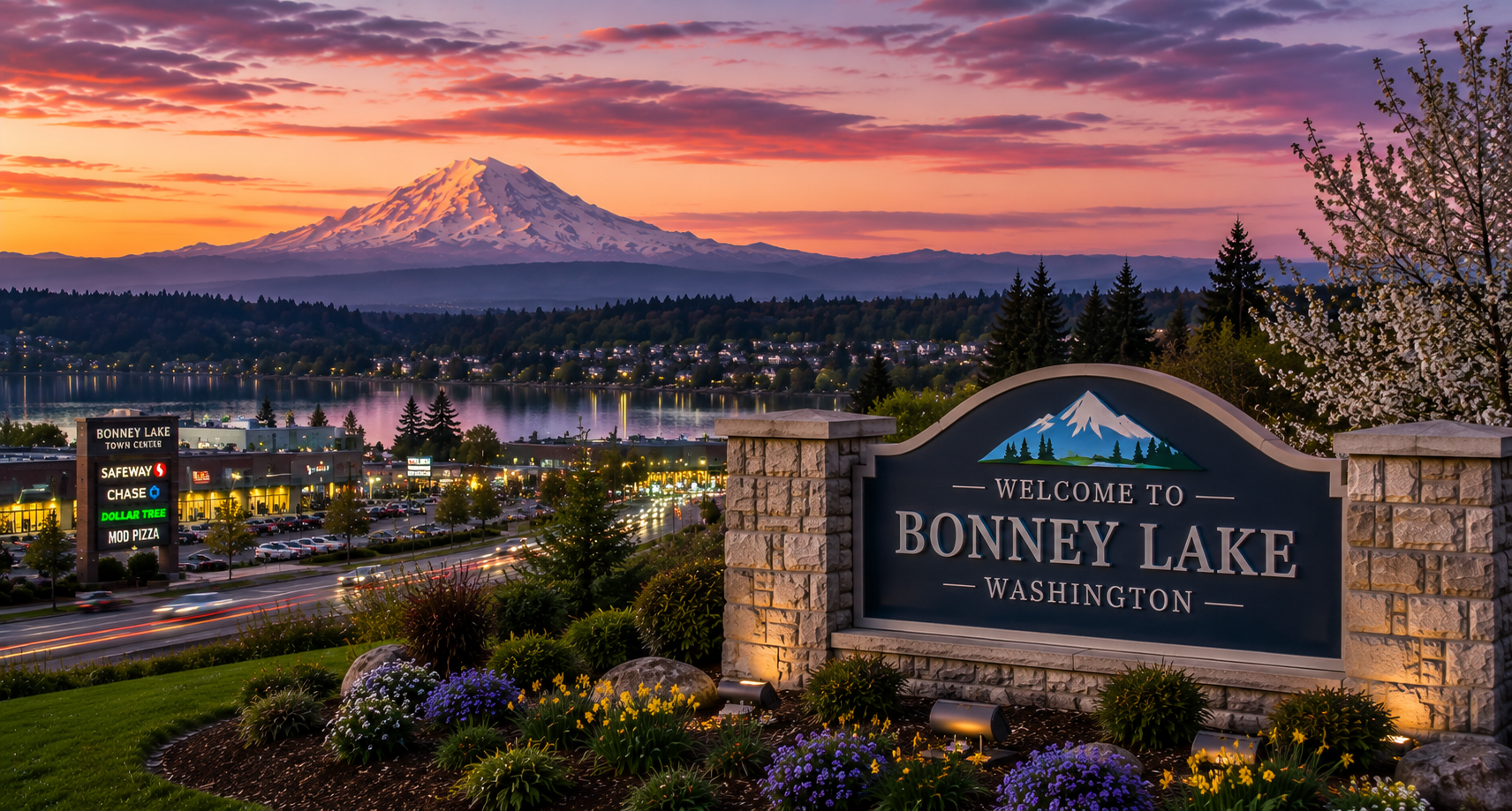 Bonney Lake Washington - smart home automation service area of Rivas Technology Group