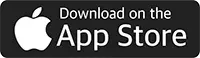 A black app store button with an apple logo and the words `` download on the app store ''.