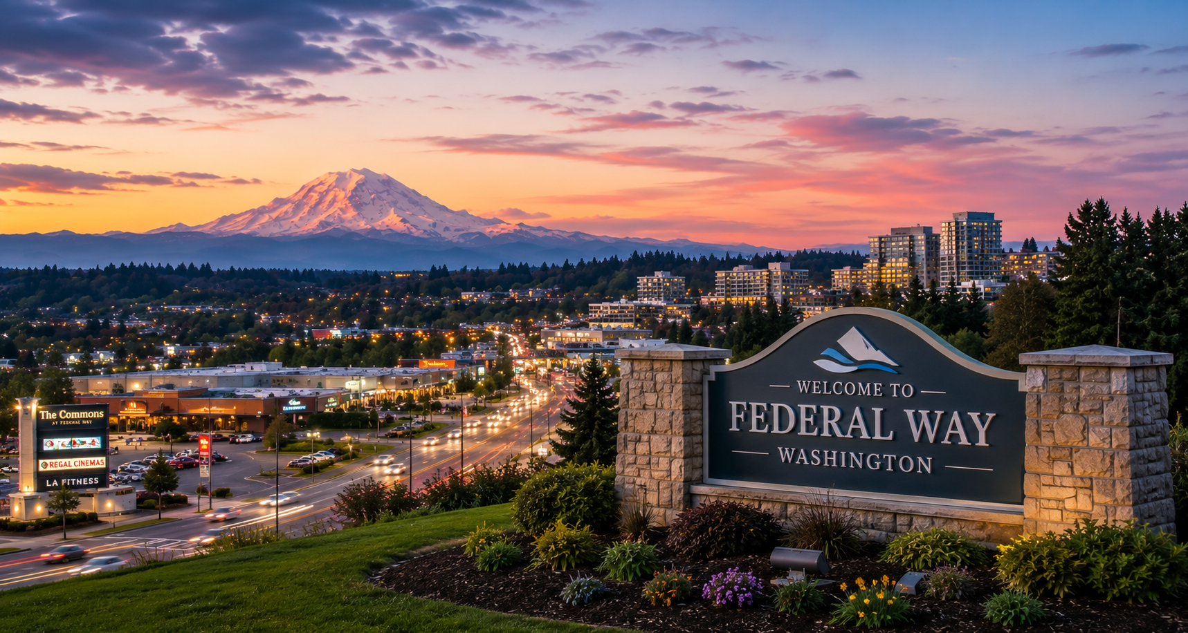 Federal Way Washington - smart home automation service area of Rivas Technology Group