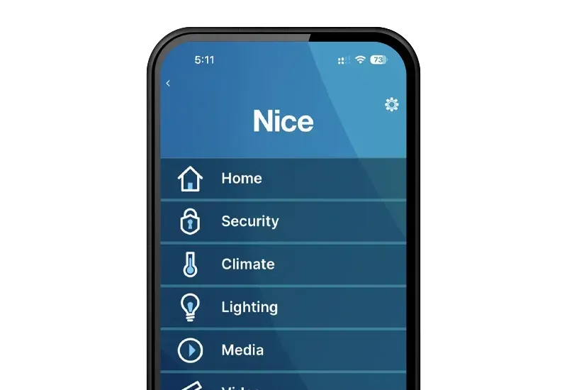 A smart phone with a nice app on it.