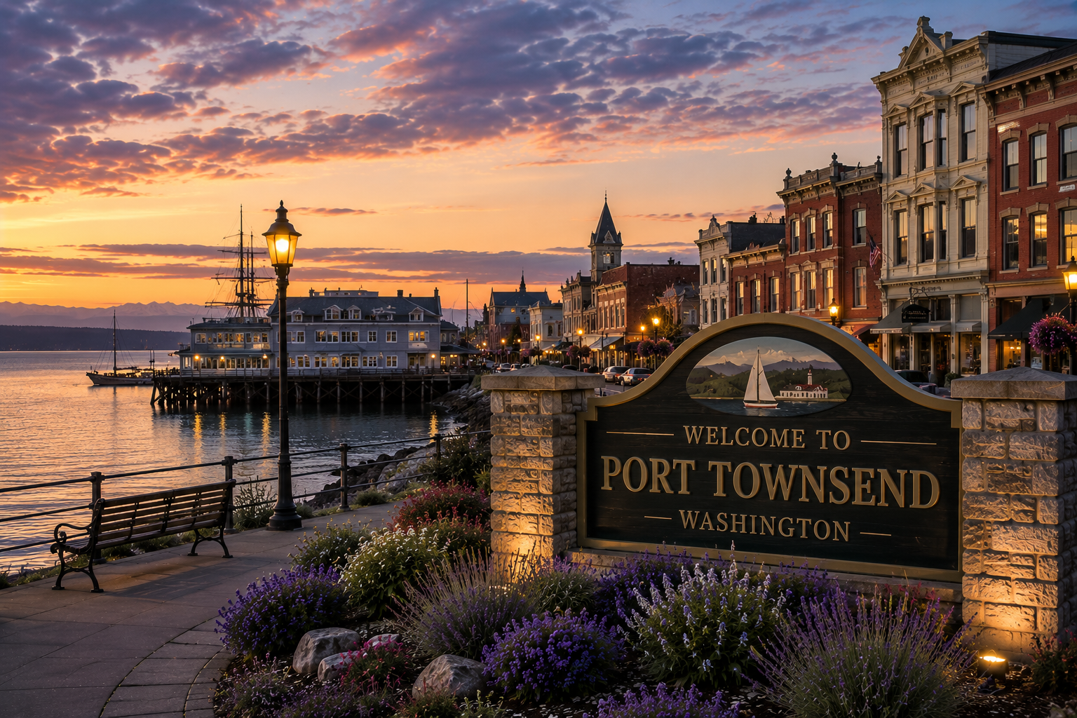 Port Townsend Washington Victorian seaport - smart home service area of Rivas Technology Group