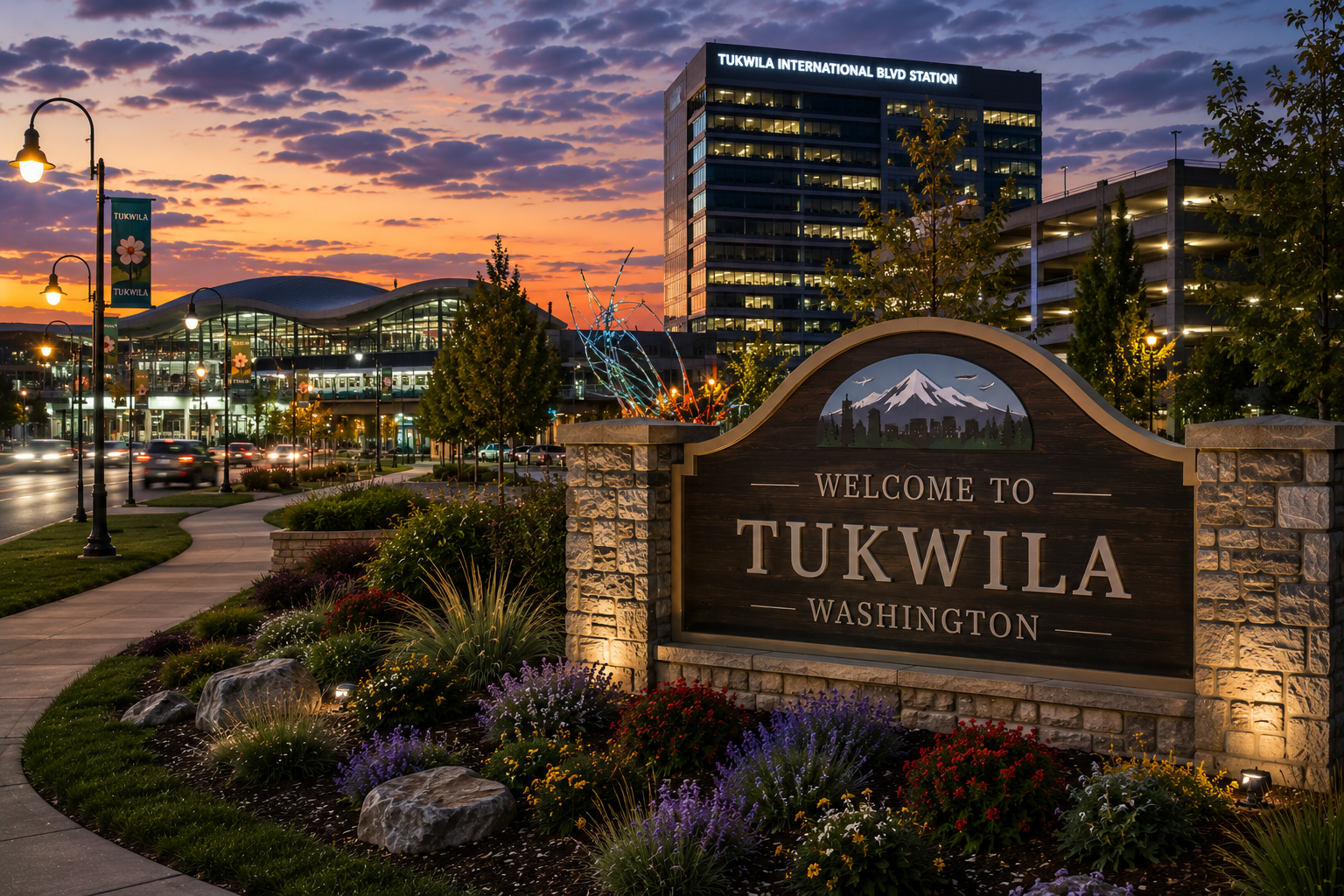 Tukwila Washington Southcenter area - commercial AV and smart home service area of Rivas Technology Group