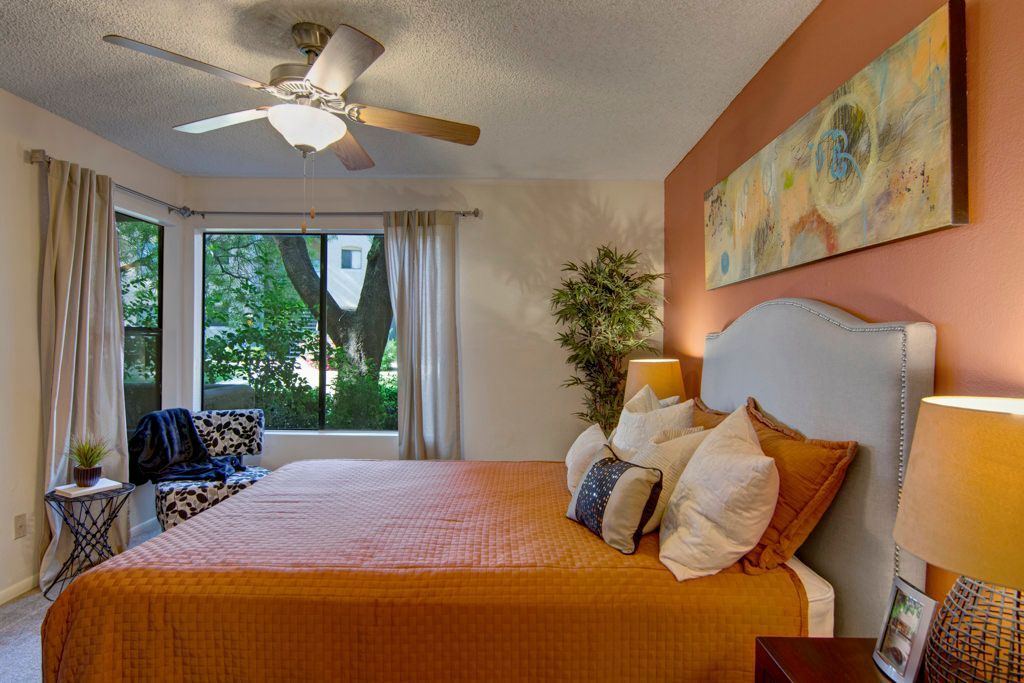 Bedroom at Desert Horizon in Scottsdale, AZ.