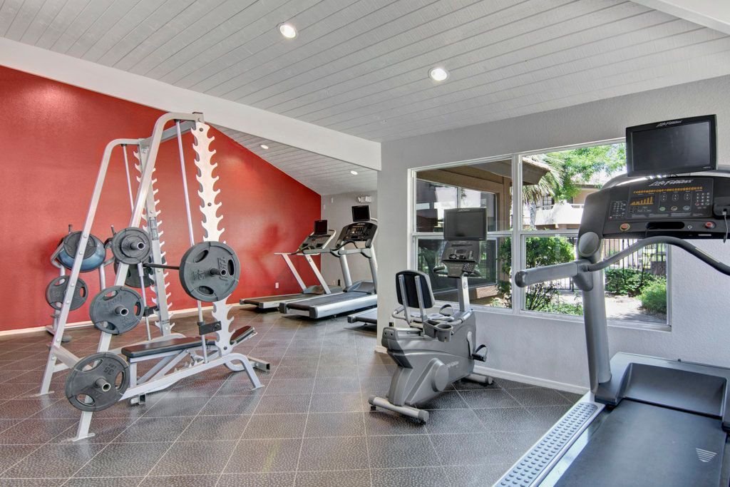 Fitness center at Desert Horizon in Scottsdale, AZ.