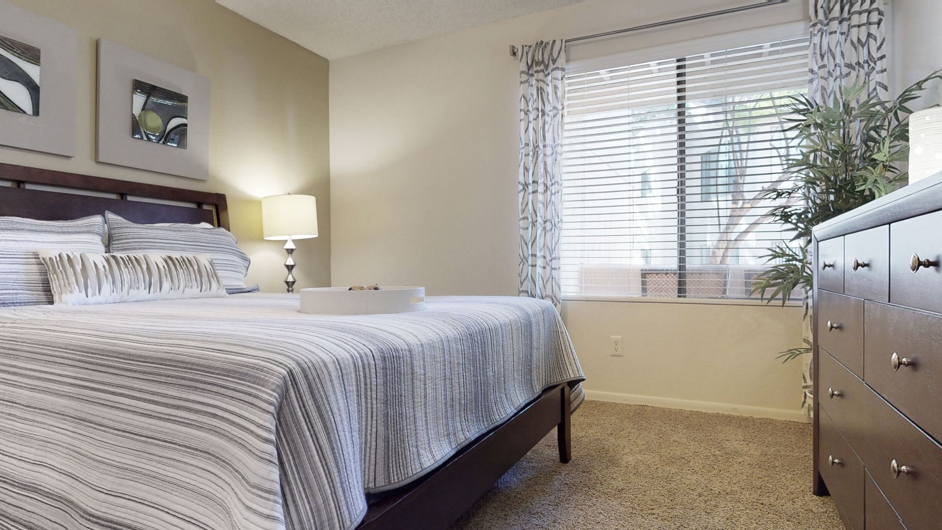 Bedroom at Desert Horizon in Scottsdale, AZ.