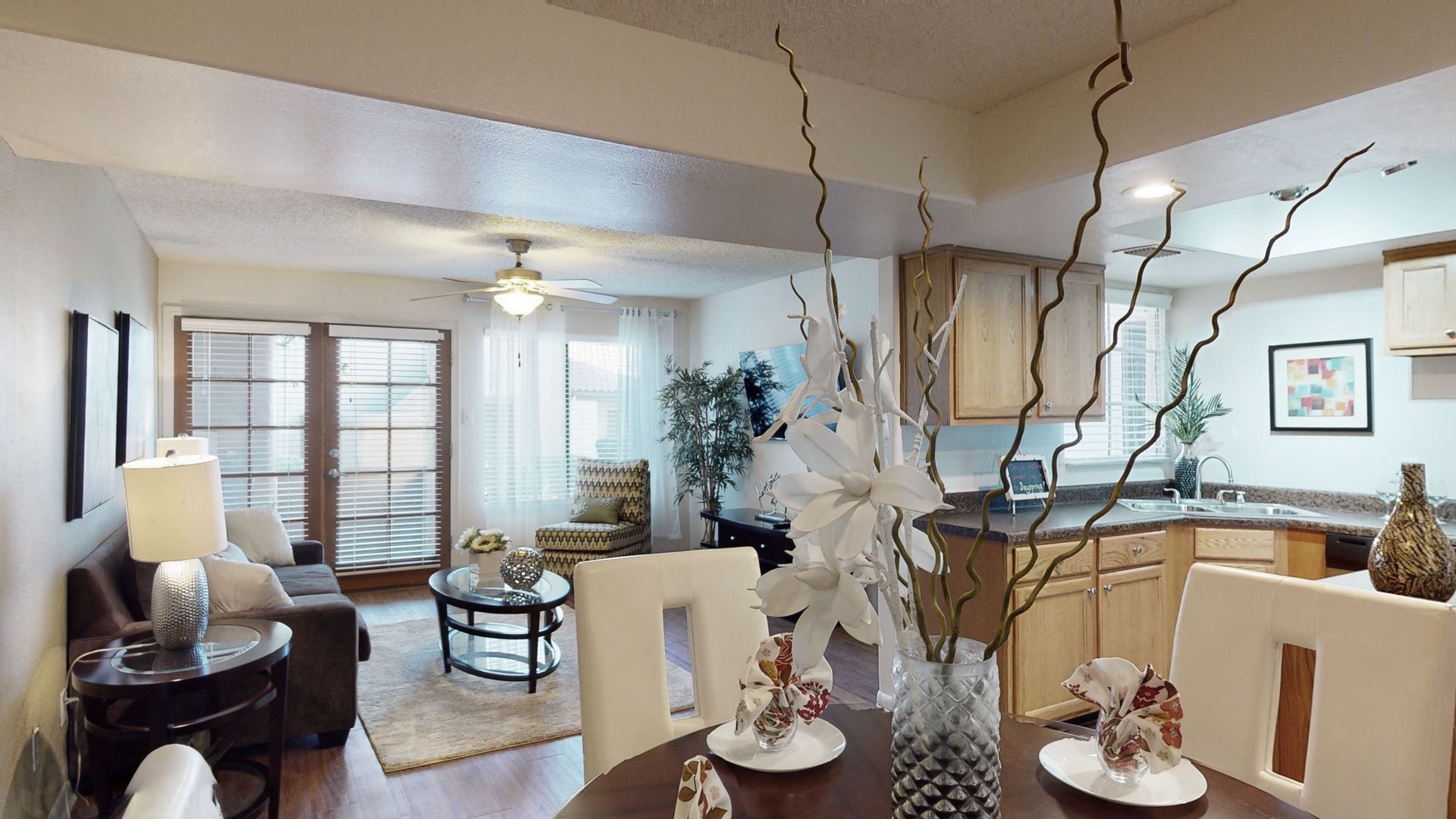 Dining area at Desert Horizon in Scottsdale, AZ.